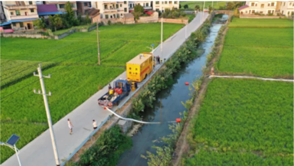 Droogte noodwatervoorzieningspomp