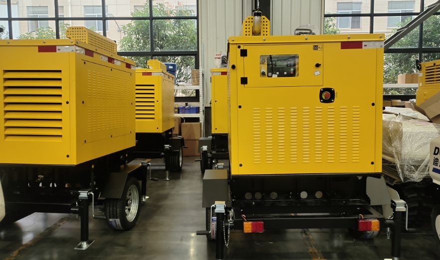 Mobiele overstromingspomptrailer