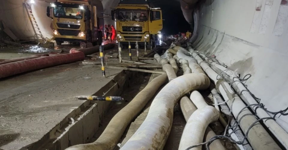 Reservoir gebarsten drainage noodpomp