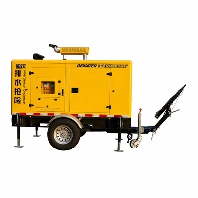 Mobiel pompstation op wielen