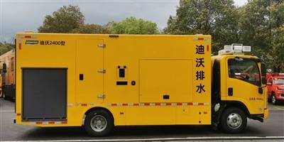 Waterafvoerpompwagen