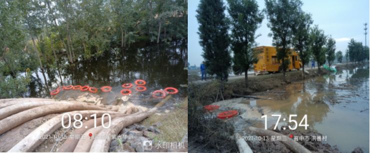 Stedelijke wateroverlast-drainagepomp
